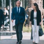 La declaración de Camps apenas duró diez minutos, y atendió a los medios tanto a la entrada como a la salida de la Ciudad de la Justicia