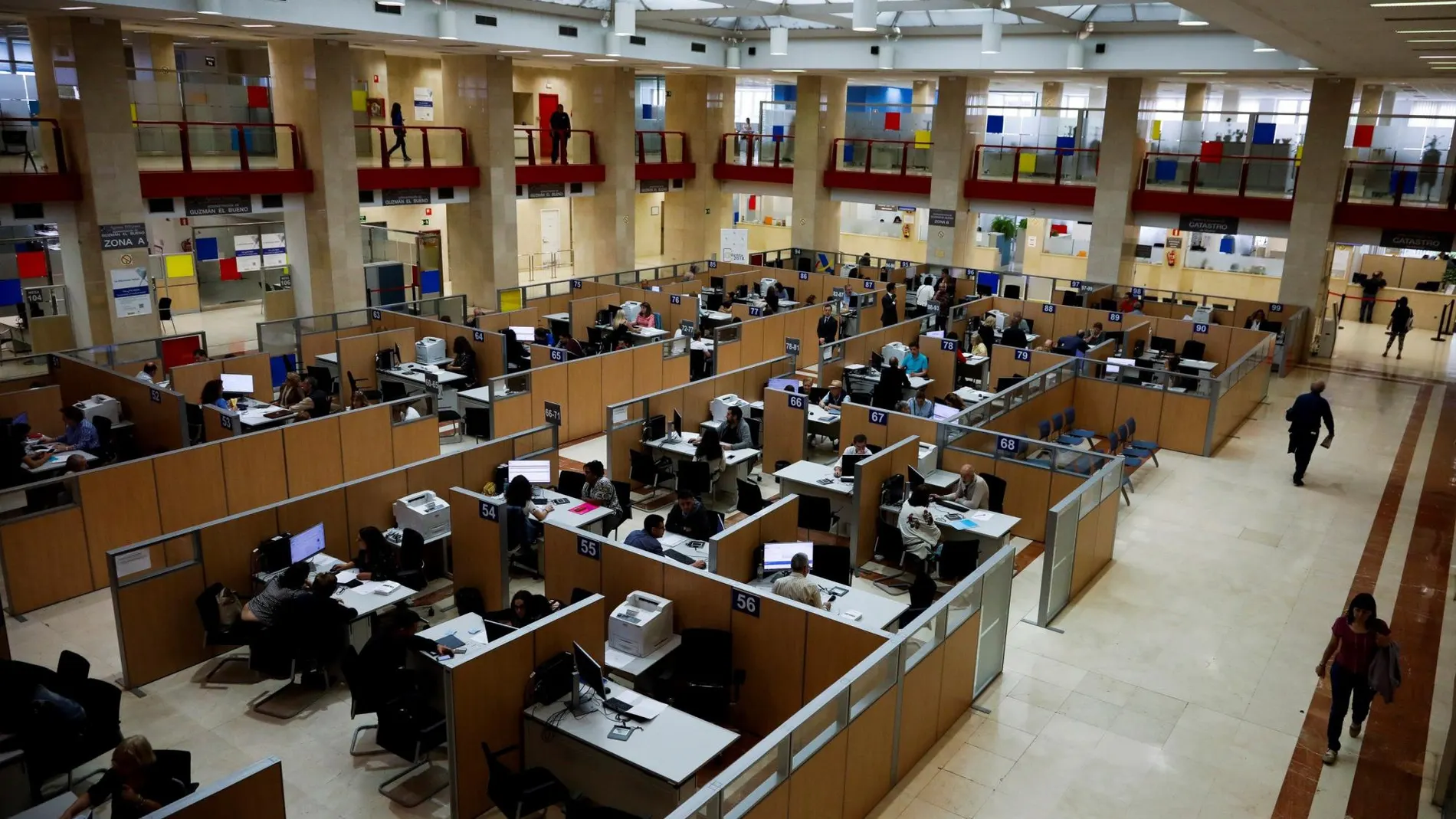 Vista de la sede de la Delegación Especial de la Agencia Tributaria en Madrid