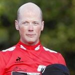 Horner, en el podio de Madrid como ganador de la Vuelta
