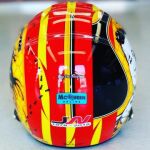 El casco de Oriol Servia