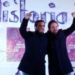 Alberto Garzón y Pablo Iglesias, líderes más influyentes y con un mayor número de seguidores en redes sociales, respectivamente