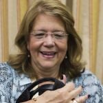 Elvira Rodríguez, presidenta de la CNMV, hoy, durante su comparecencia en la comisión de Economía y Competitividad del Congreso.