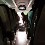 Imagen de archivo del interior de un autobús