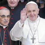 El cardenal español junto a Francisco I el pasado marzo en Roma