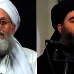 El líder de Al Qaeda, Ayman Al Zawahiri (izq.) y el de Estado Islámico, Abu Bakr al Baghdadi.