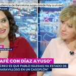 Isabel Díaz Ayuso en una entrevista con Susanna Griso.