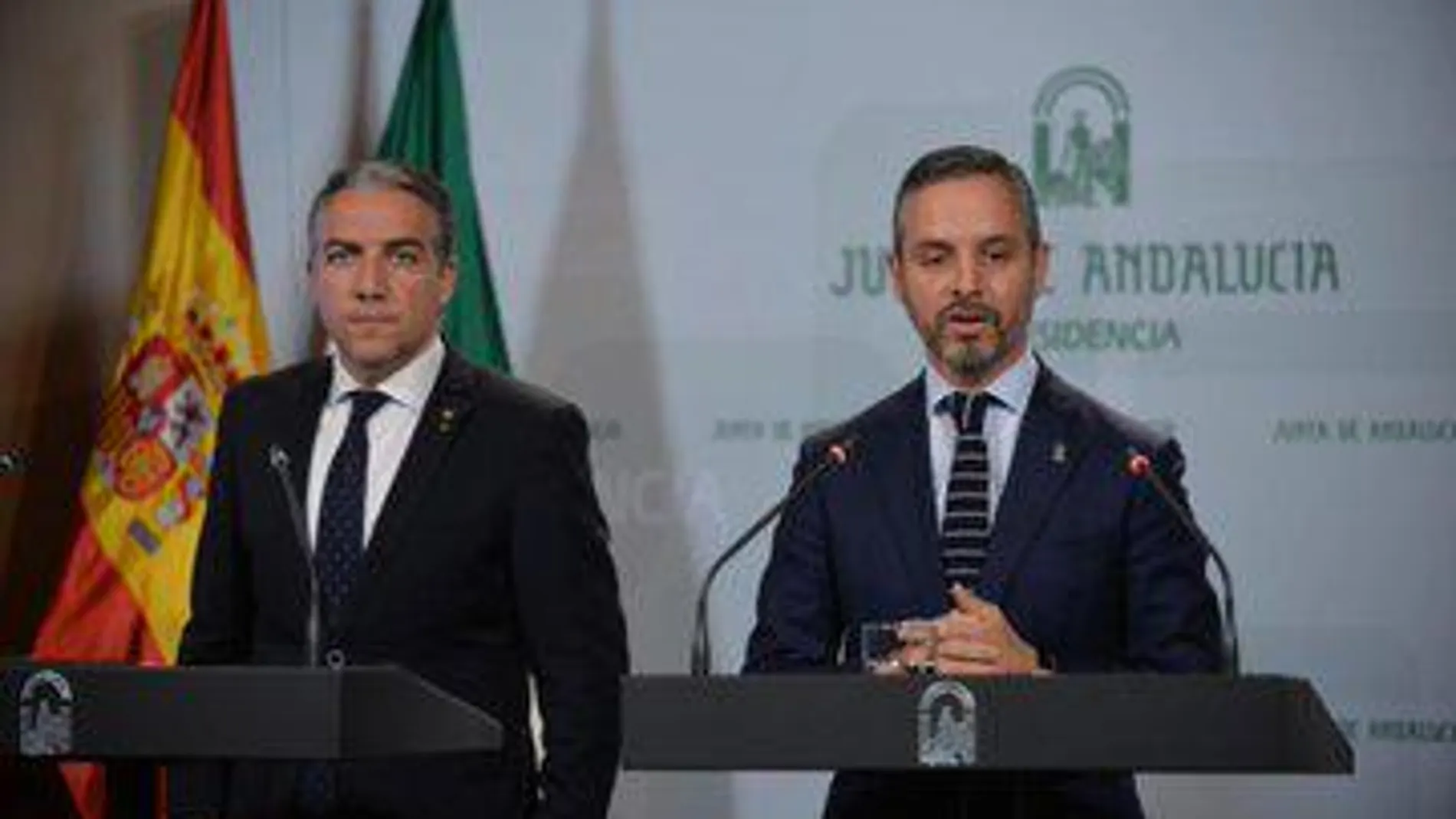 Elías Bendodo y Juan Bravo / Foto: La Razón