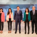 Debate de los candidatos a presidir la Comunidad de Madrid de PP, PSOE, Ciudadanos, Unidas Podemos y Vox en Telemadrid / Ep