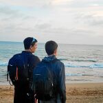 Sergio y su padre. Foto: Cedida por la familia