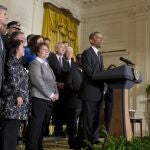Obama pidió ayer al Congreso que apruebe la reforma migratoria.