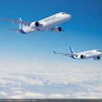 Imagen del A220, el antiguo Bombardier C-Series, adquirido por la compañía europea
