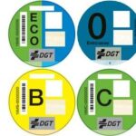 Pegatinas de la DGT