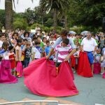 Miguel Ángel Perera, El Juli y Alberto Aguilar enseñaron a torear a decenas de niños