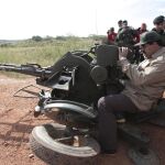 El presidente de Venezuela Nicolás Maduro durante unos ejercicios militares el pasado día 13