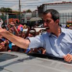 Juan Guaidó, en un acto en Caracas.