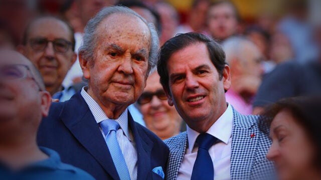 Alberto Baillères junto a su hijo Juan Pablo
