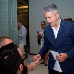 El ministro del Interior en funciones, Fernando Grande-Marlaska, en el Palacio de Cibeles de Madrid / Efe