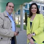 Julio Borges y María Corina Machado, en el Campus FAES, en Guadarrama (Madrid)