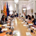 La nueva Junta de Síndics se reunió ayer para poner en marcha la actividad en Les Corts
