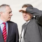 El president de la Generalitat, Artur Mas, junto a Pere Navarro