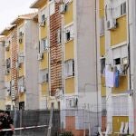 Agentes de la Policía Nacional, durante una operación en las Tres Mil Viviendas