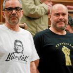 Diputados de Esquerra con camisetas reivindicativas. Foto: Cipriano Pastrano