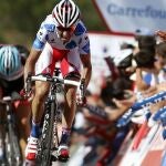 El ciclista español del Katusha Dani Moreno