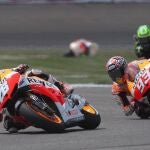 Dani Pedrosa y Marc Marquez en Indianapolis