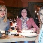 En un almuerzo con sus amigas en el restaurante niMÚ de Madrid