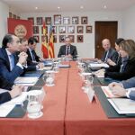 El pleno del Consell se reunió ayer en la Fundación Premios Jaime I
