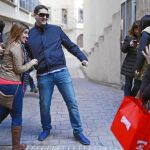 Decenas de curiosos se fotografiaron ante la rampa