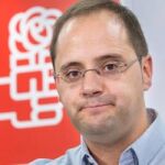 El secretario de Organización del PSOE, César Luena, en la reunión del Consejo Territorial de los socialistas riojanos.