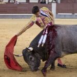 Daniel Crespo, durante su actuación de ayer en Las Ventas