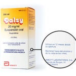Imagen de un envase de Dalsy, con un círculo que amplía la zona en la que indica que debe consumirse antes de 12 meses una vez abierto