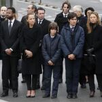En la imagen, familiares y amigos de la familia Suárez