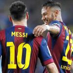 Neymar y Messi, en una imagen de archivo
