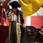Quite de José Tomás durante su encerrona en Nimes en septiembre de 2012