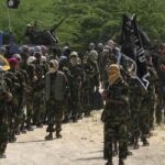 Miembros de Al Shabaab en Somalia.