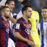 Xavi, junto a Jordi Alba, se retira, tras la derrota frente a la Real Sociedad este pasado fin de semana