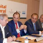De izquierda a derecha, Alfonso Rus, Manuel Llombart, Sergio Blasco y Manuel Escolano