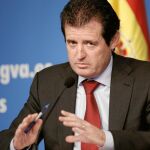El vicepresidente José Císcar, tras la reunión del pleno del Consell