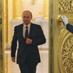 Putin, antes de pronunciar un discurso | Fotografía archivo 2019