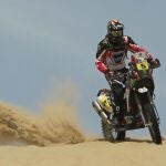 El español Joan Barreda conduce su motocicleta Husqvarna