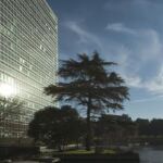 Sede central de la empresa pública italiana ENI en Roma