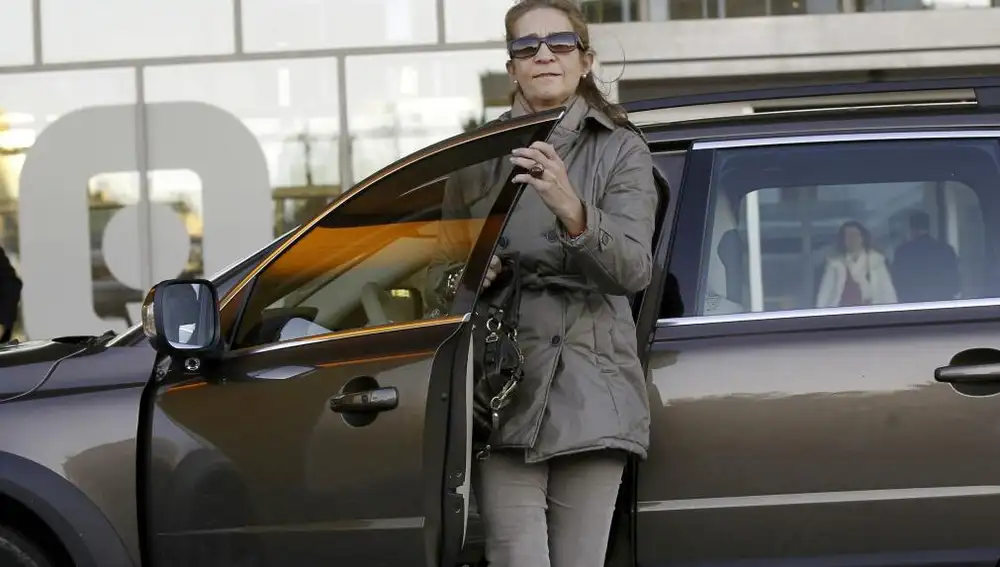 La infanta Elena también se ha enfrentado a la prensa en alguna ocasión
