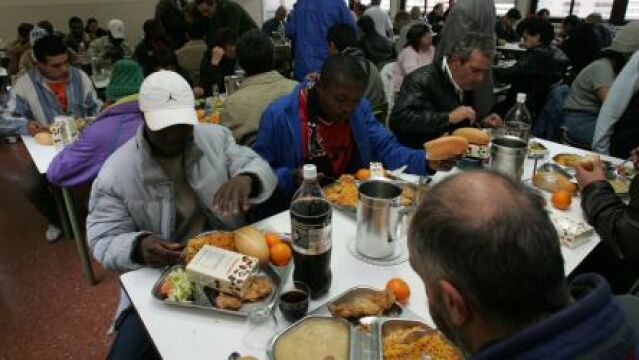 Imagen de un comedor social de la Comunidad de Madrid