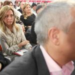 Pere Navarro y Carme Chacón, ayer en el Comité Federal del PSOE