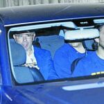 Francisco Granados en un coche policial