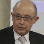 Cristóbal Montoro, durante la rueda de prensa posterior a la reunión del Consejo de Ministros.