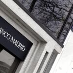 Fachada del Banco Madrid ,filial del banco andorrano Banca Privada d'Andorra (BPA).